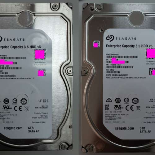 Seagate Enterprise Capacity【企業級】3.5" 6TB Hard Disk 硬碟