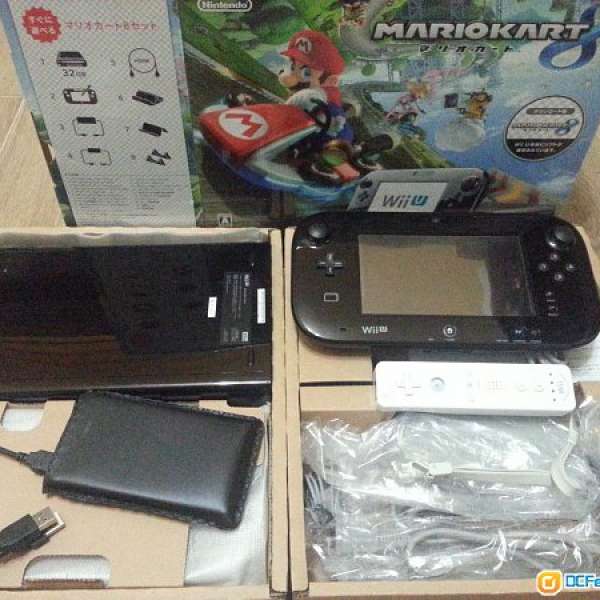 WiiU Mariokart8日版機+320GB HD
