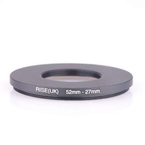 52mm-27mm Step Down Filter Ring (濾鏡轉接環，全金屬)