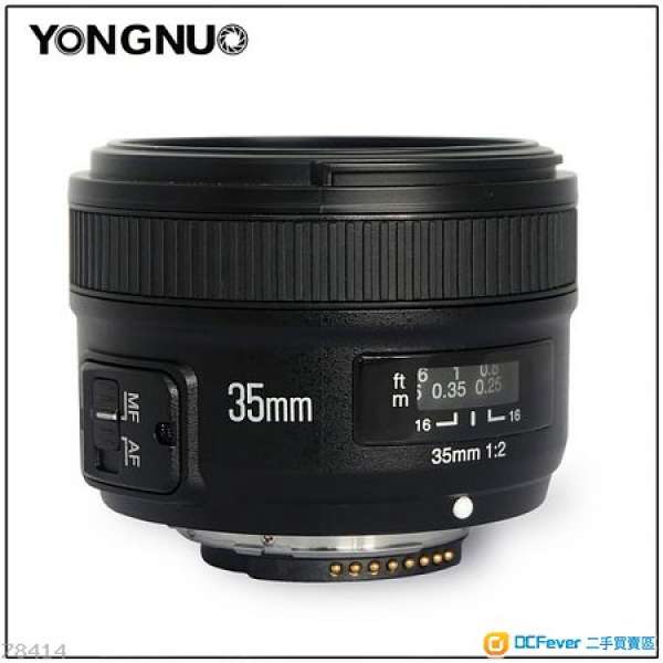 永諾yonguno 35mm f2 lens 清倉全新平售!!