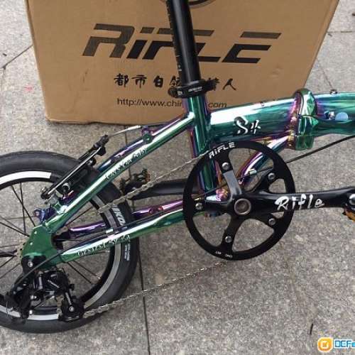 2018 最新款 Rifle S4 單速 外3速 14吋 折叠車  送水架叮叮前後蛙燈