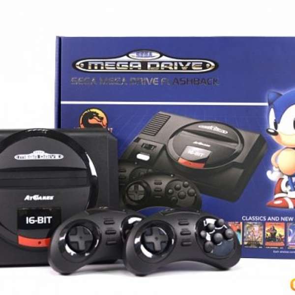 全新 Sega Mega Drive Flashback HD 復古遊戲機，半價！