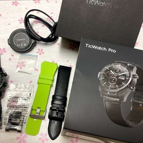 80% 新 TicWatch Pro 黑色 Smart Watch WearOS 智能手錶