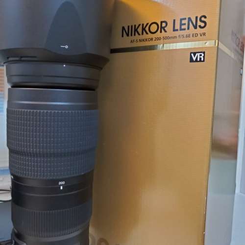 Nikon AF-S Nikkor 200-500 f5.6E ED VR