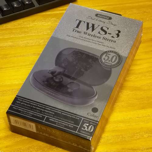 全新 REMAX TWS-3 TWS3 TRUE WIRELESS STEREO 藍牙耳機 黑