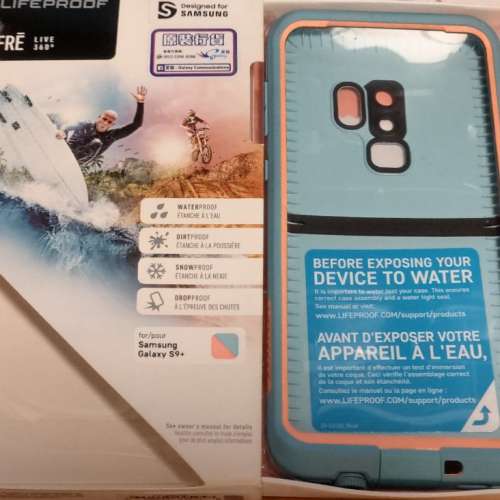 Lifeproof watetproof case for Samsung S9+