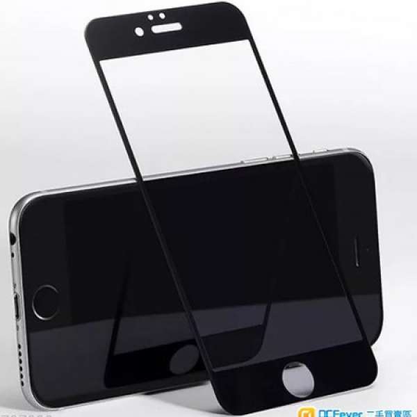 iPhone 7/8, 7/8plus 全屏碳纖維軟邊玻璃貼（買一送一）