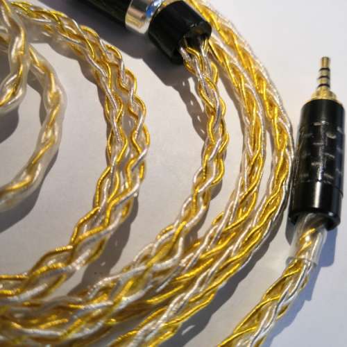 7N單晶銅鍍銀鍍金耳機線 升級線 Shure fender campfire westone 2.5mm 3.5mm 4.4mm...