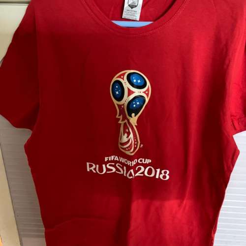 (二手 但未著過) Russia 2018 World Cup Tee 俄羅斯 2018 世界杯紀念tee L Size 大碼