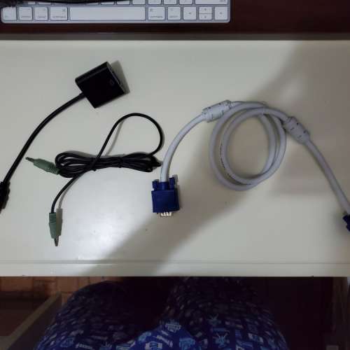 HDMI 轉 VGA 連 Audio (HDMI to VGA with Audio)