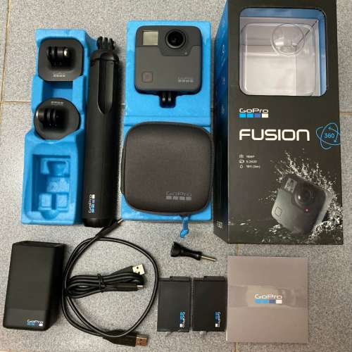 95% 新GoPro Fusion全齊有盒