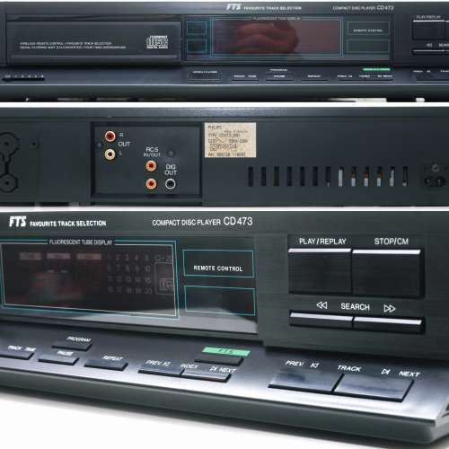 Philips CD473 CD機(原庒220v)TDA1541 DAC解碼晶片，低音飽滿有力，人聲柔和悅耳，...