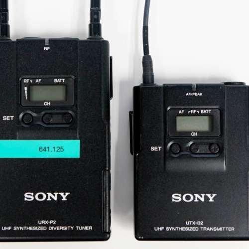 Sony URX-P2 Portable Wireless Microphone 無線咪