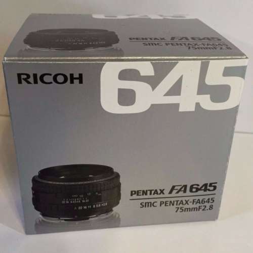 Pentax smc FA 75mm f/2.8 Lens ( For Pentax 645D, 645Z)
