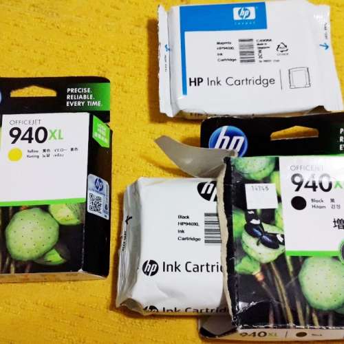 HP Officejet Pro 8000,8500,8500A 打印機 墨水 ,printer ink No.940  有三個