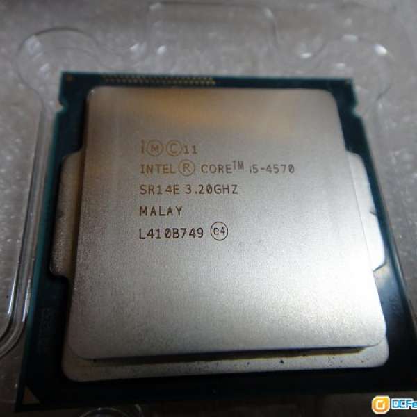 Intel® Core™ i5-4570 3.2GHz 處理器 ***另有G3220及G3240  ((Socket1150))