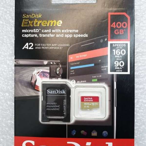 全新, 買手機跟來, SanDisk Extreme 400GB Micro SD Card