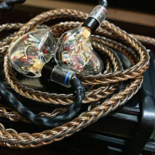 極級7N退火銅耳機線升級線QDC Shure SENNHEISER fender campfire westone 2.5mm3.5...