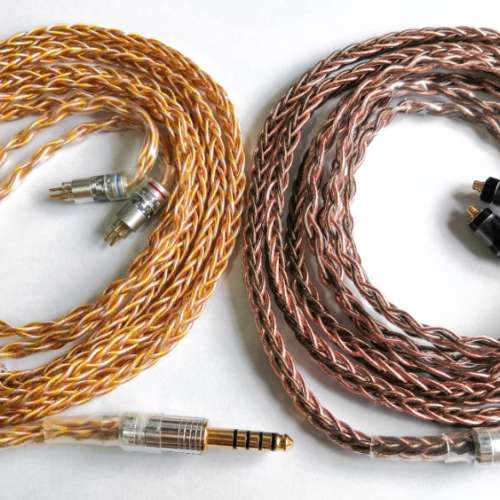 極級7N退火銅耳機線升級線QDC Shure SENNHEISER fender campfire westone 2.5mm3.5...