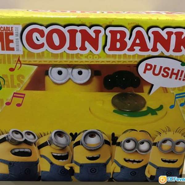 日本夾公仔景品迷你兵團Minion Coin Bank 出讓