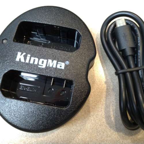 出售99.9% new KingMa USB 雙電叉機 (EN-EL14)