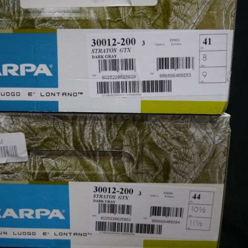 SCARPA STRATOS GTX GORE TEX 防水行山鞋 US 8 10.5