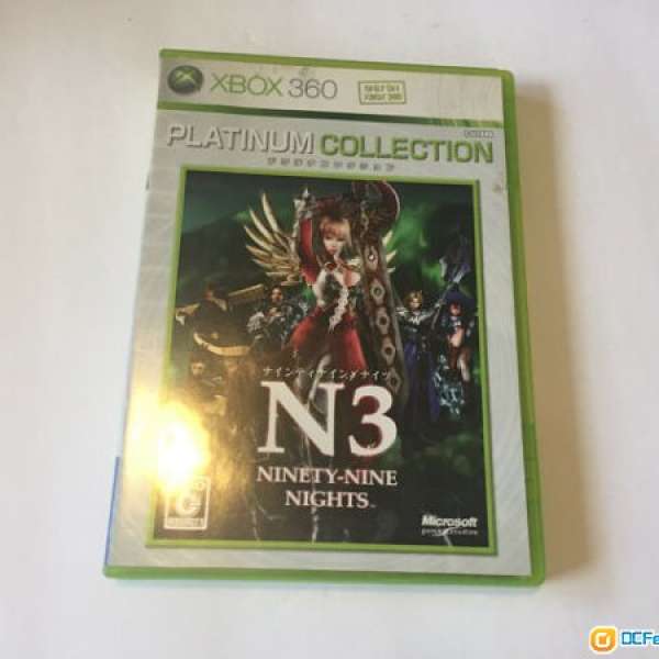 xbox 360  N3 九十九夜第一代 獵天使魔女/bayonetta 魔女 xbox 360 60$