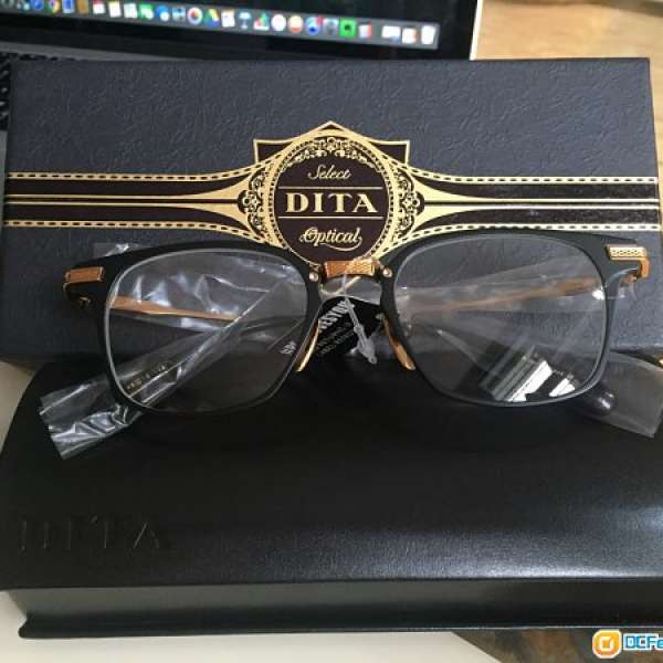 全新 DITA UNION BLACK/GOLD