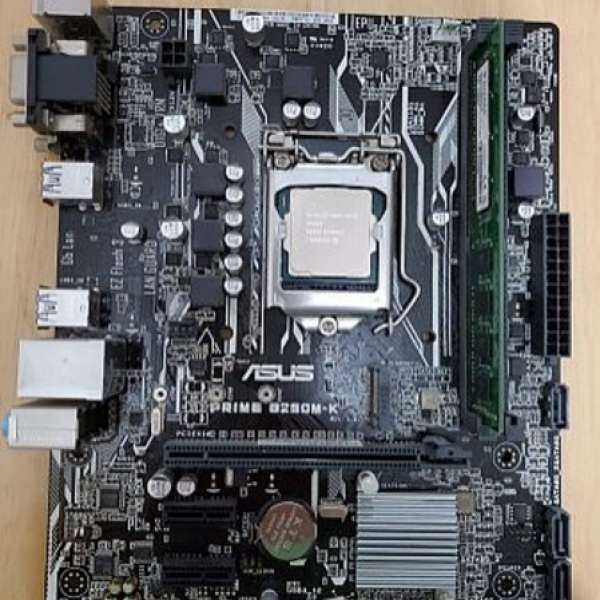 ASUS Prime B250M-K + WD 120 GB SSD