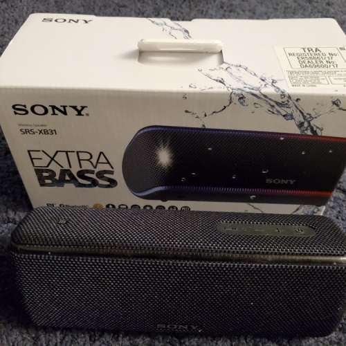Sony XB31 EXTRA BASS 可攜式藍牙揚聲器 極少用 9成新 speaker
