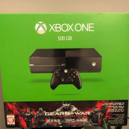 Xbox one 500gb 主機 with 2 games