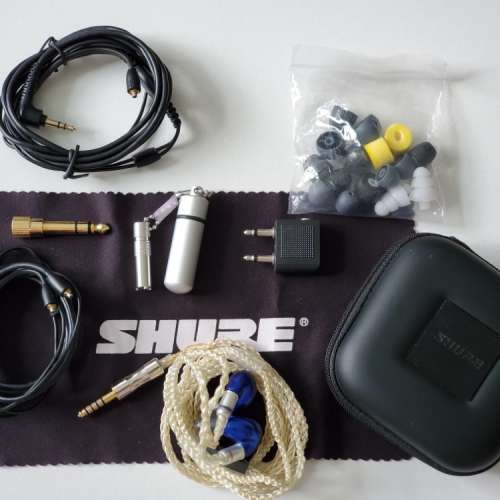 95% New Shure 846 藍色 連 4.4 平衡升級線