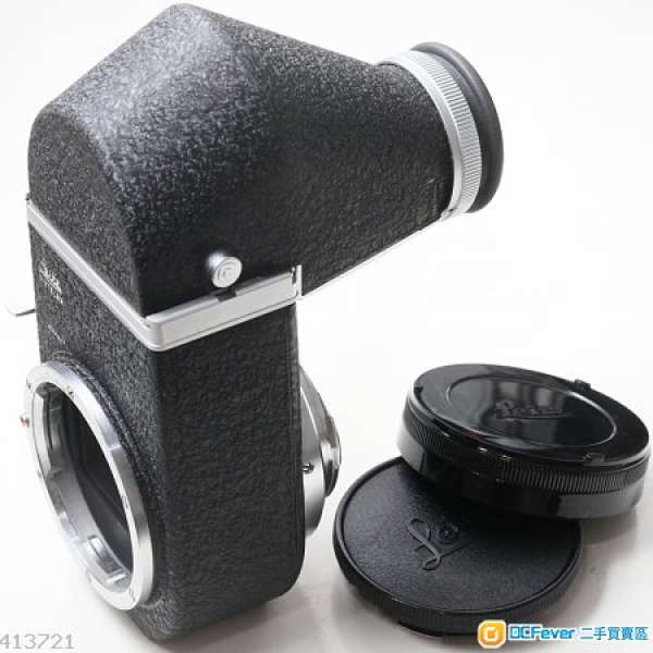 Leica visoflex II將M鏡轉換成單鏡反光系統，具4倍對焦觀景器 M2 M3 M4 合用