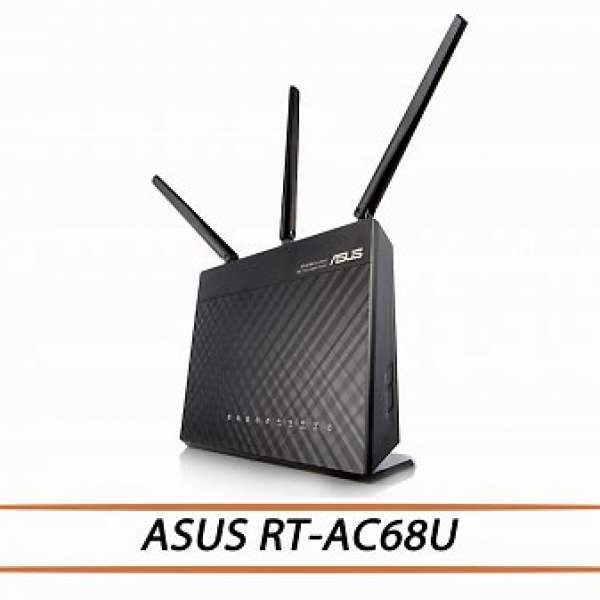 ASUS RT-AC68U AC1900 ROUTER 無線速度: 1900Mbps Dual-WAN 功能 USB 3.0 及雙核心...