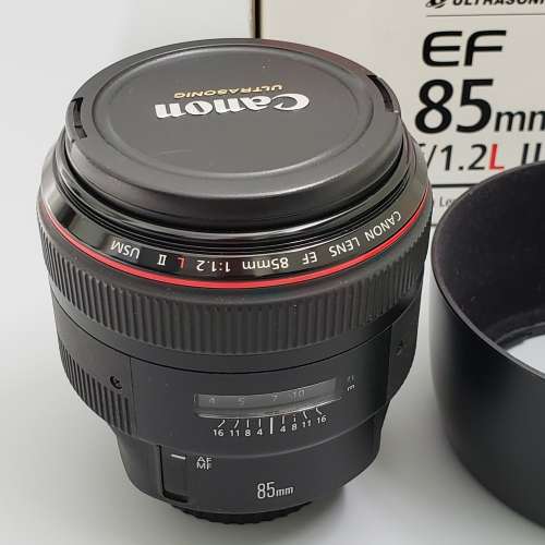 Canon EF 85mm f1.2L II USM 95%new