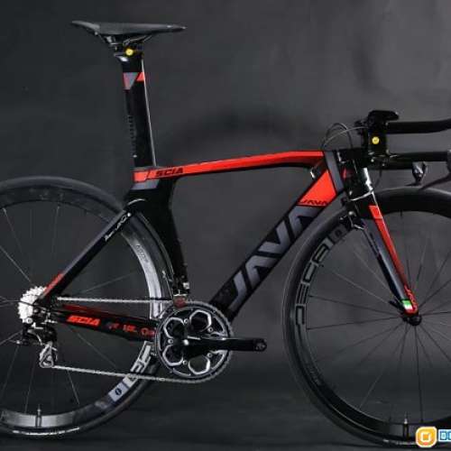 《聖誕送貨優惠》＊碳纖,破風TT把＊JAVA 22速 中空餅 啤令轆 TT把 公路車 - SCIA-TT