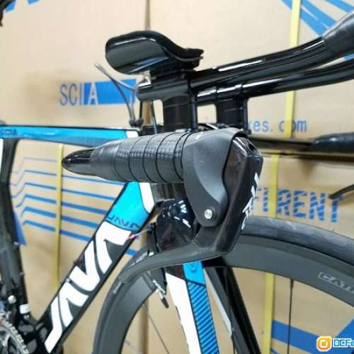 《聖誕送貨優惠》＊碳纖,破風TT把＊JAVA 22速 中空餅 啤令轆 TT把 公路車 - SCIA-TT