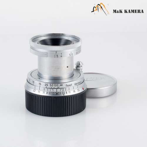 Leica Elmar M 50mm/F3.5 E39 Silver Lens #66615