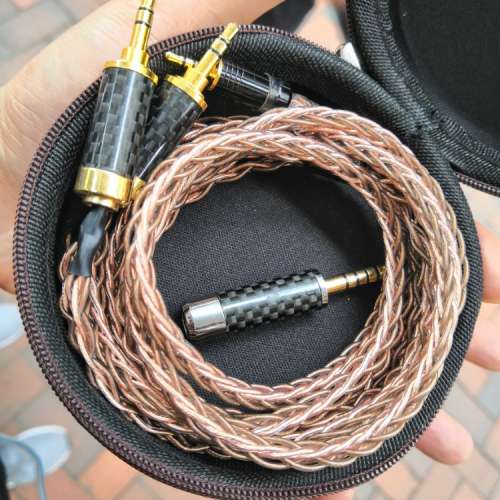 極級7N退火銅耳機線升級線QDC 64audioShure SENNHEISER fender campfire westone 2...