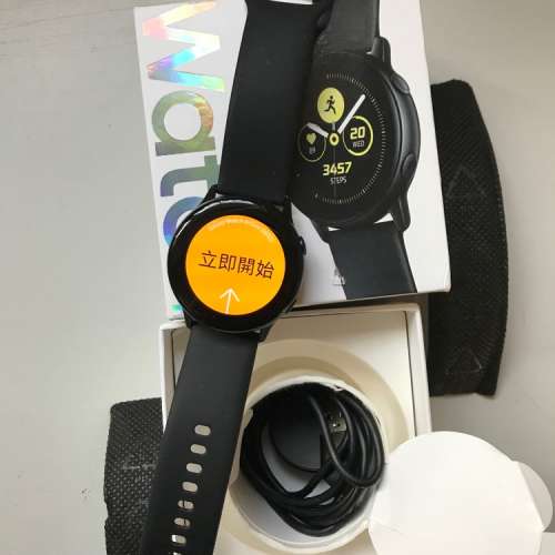 98%New Samsung Galaxy Watch Active 2019 R500 Smart Watch Black