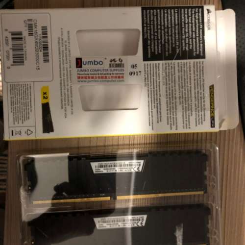 港行 CORSAIR VENGEANCE LPX 16GB (2 x 8GB) DDR4 DRAM 3000MHz C15 終身保養