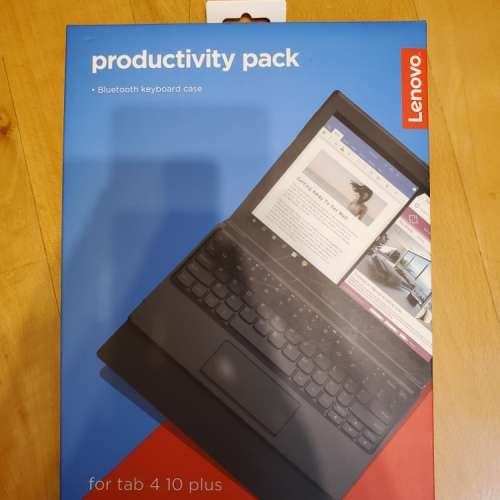 全新未開封Lenovo Tab4 10 Plus Productivity Pack 藍牙鍵盤  灰色 只適用於Tab 4 ...