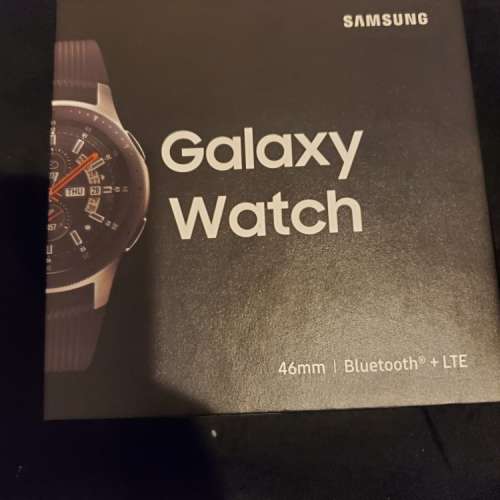 [全新未開盒]Samsung Galaxy Watch 46mm 銀  (LTE)