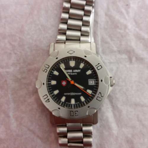 Swiss army quartz watch,37mm size ,50m water resistant