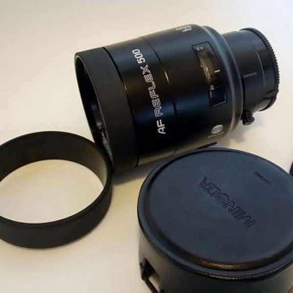 Minolta 500mm F8 AF 反射鏡 (Sony, Canon, fuji, 4/3, A7)