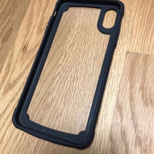 iPhone XS Max 套 Case 白色 （中間有透明膠保護手機殼