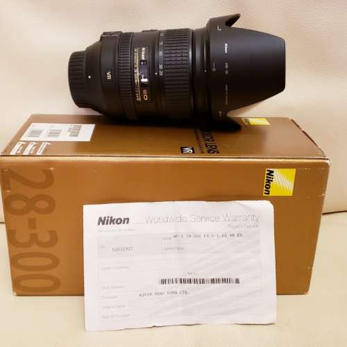 Nikon 28-300mm f/3.5-5.6 G AF-S  Lens