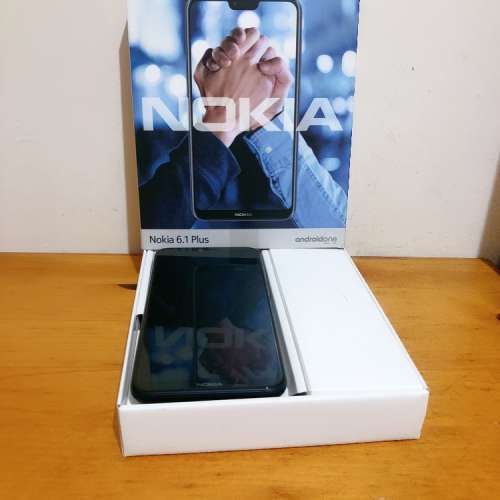 99％新Nokia 6.1 Plus 藍色，全套配件未用過