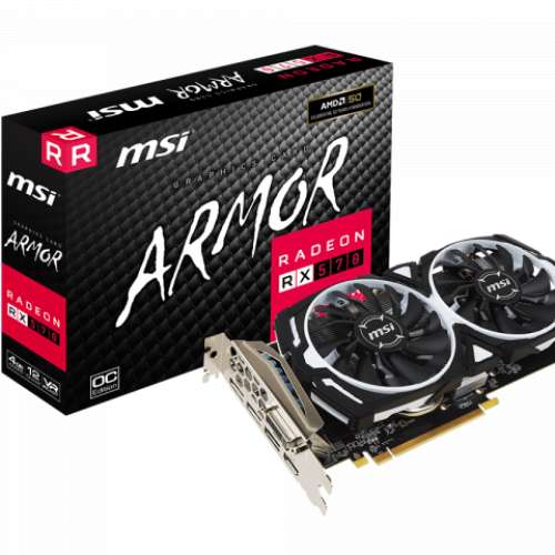 行貨二手有保 MSI Radeon RX 570 ARMOR 4G OC