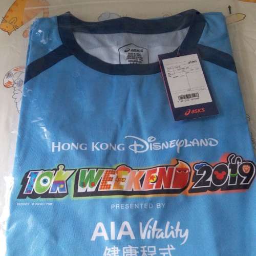 ASICS 香港迪士尼 反斗奇兵10K Weekend 2019 T Shirt (L)
